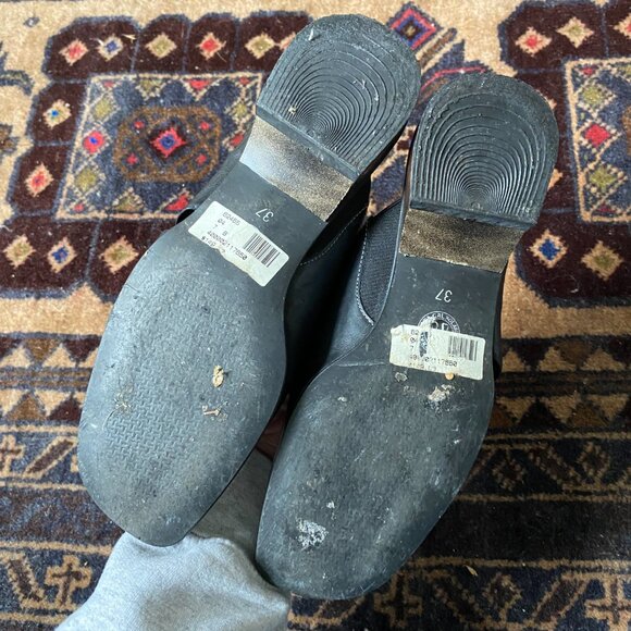 Vintage Leather Mules Women's 6/6.5 - Picture 3 of 4